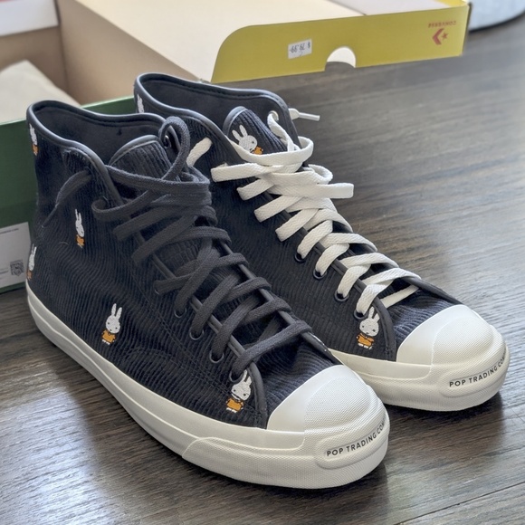 Converse POP TRADING COMPANY X JACK PURCELL PRO HIGH 'ALL OVER MIFFY' - Picture 2 of 8